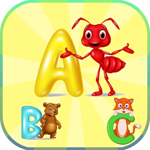 ABC Tracing Letter English Cursive Words Alphabet Icon
