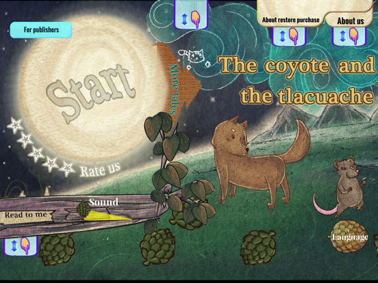 The coyote and the tlacuache iPad screenshot 5 - Book app