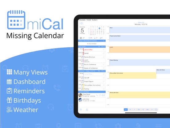 miCal - The missing Calendarのおすすめ画像1