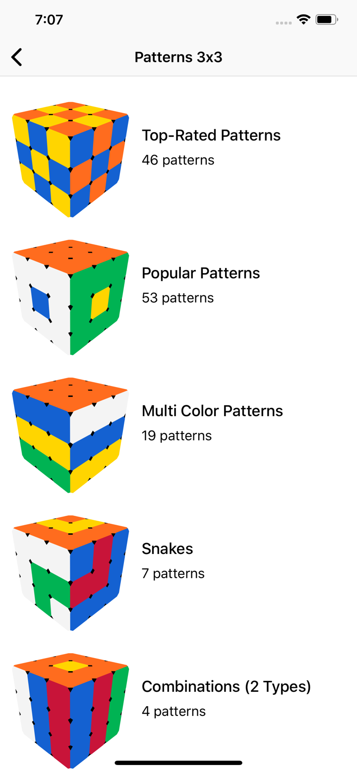Patterns for Magic Cube screenshot 1