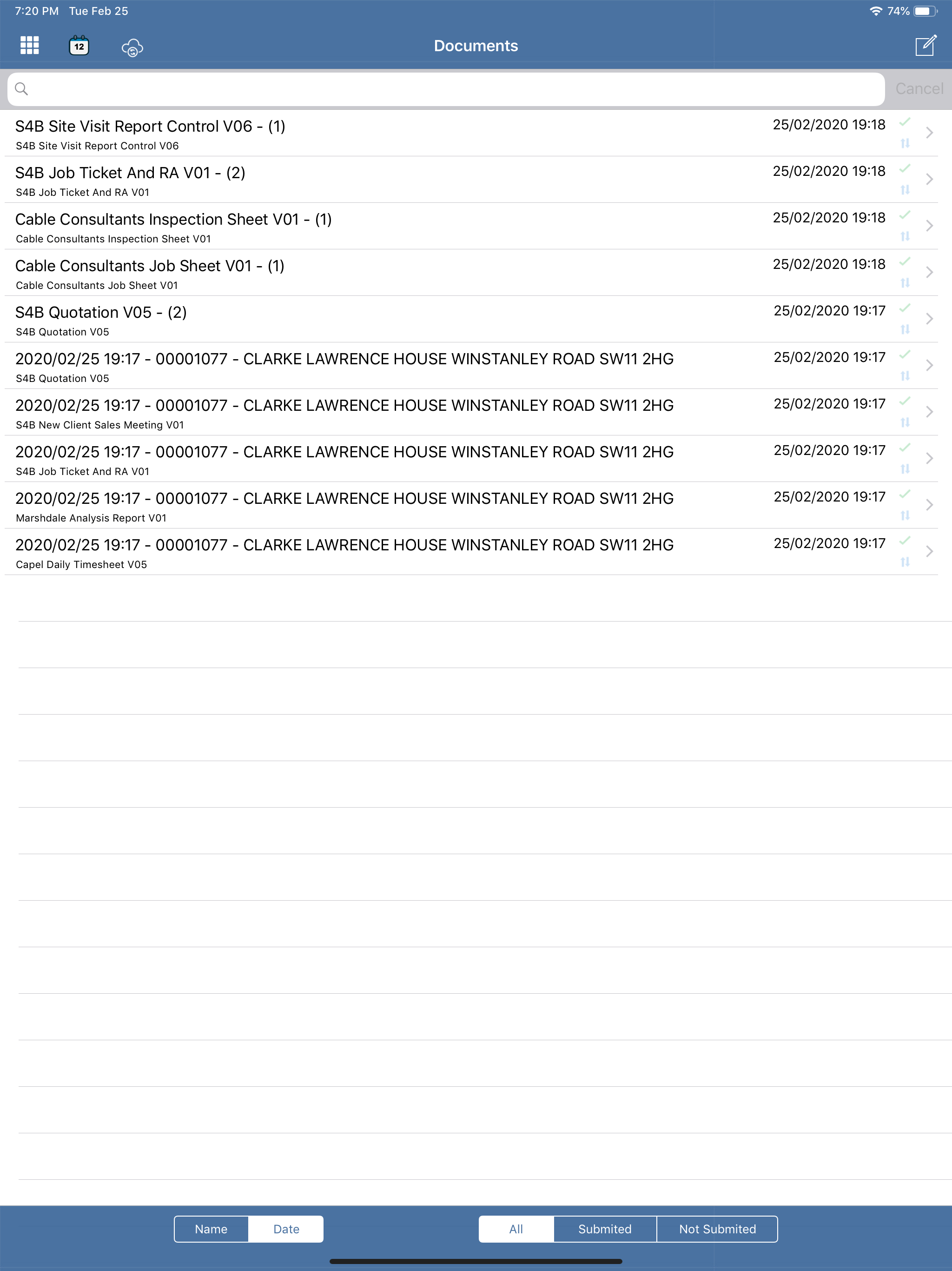S4B eForms screenshot 7