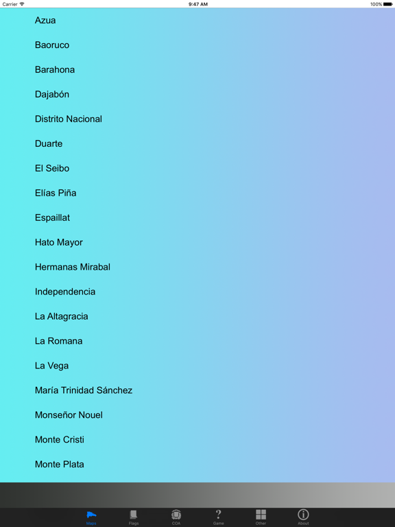 Screenshot #6 pour Dominican Republic Province Maps and Capitals