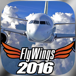 Ícone do app Flight Simulator FlyWings Online 2016 HD