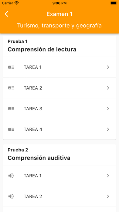 DELE B2 Spanish Examen1 Screenshot