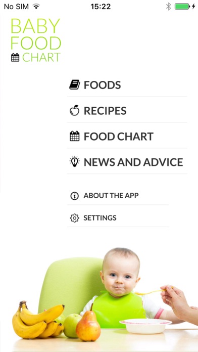 Screenshot #1 pour Baby Food Chart