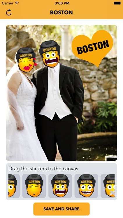 Boston Hockey Stickers & Emojis