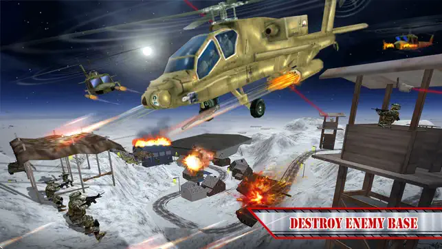 Army Prison Helicopter Gunship Battle 3D, game for IOS