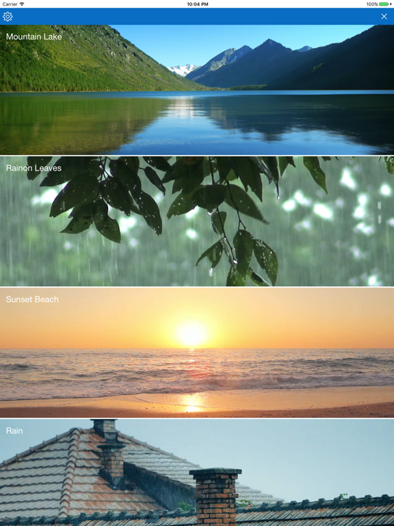 Screenshot #6 pour De belles vidéos de nature, détente et sons sommei