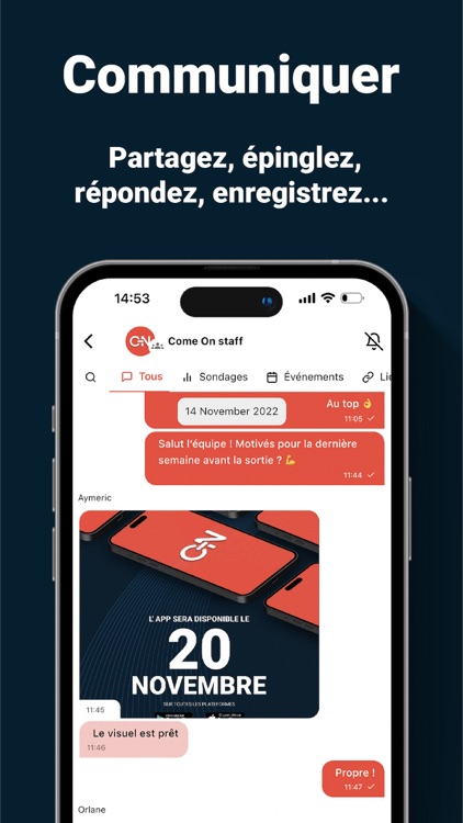 Come On – Gère tes événements screenshot-4