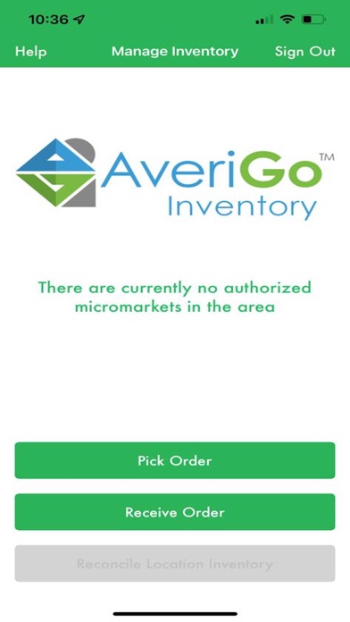 AveriGo Inventory Screenshot