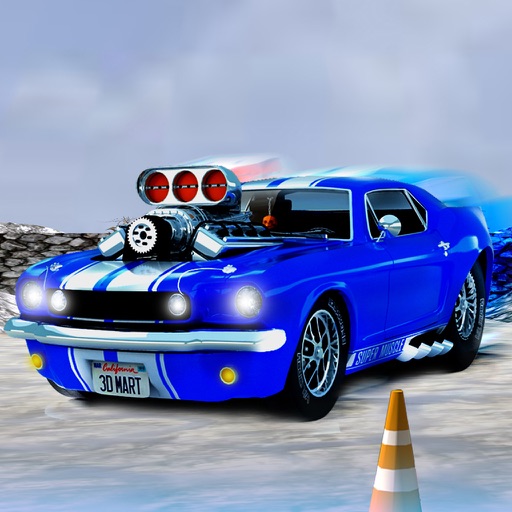 Speedy Car Stunt On Snow - Extreme 3D Drift iOS App