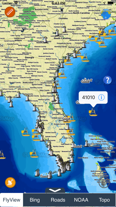 NOAA Buoys - Charts & Weather Screenshot