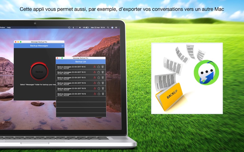 Screenshot #3 pour Sauvegarde Messages Pro