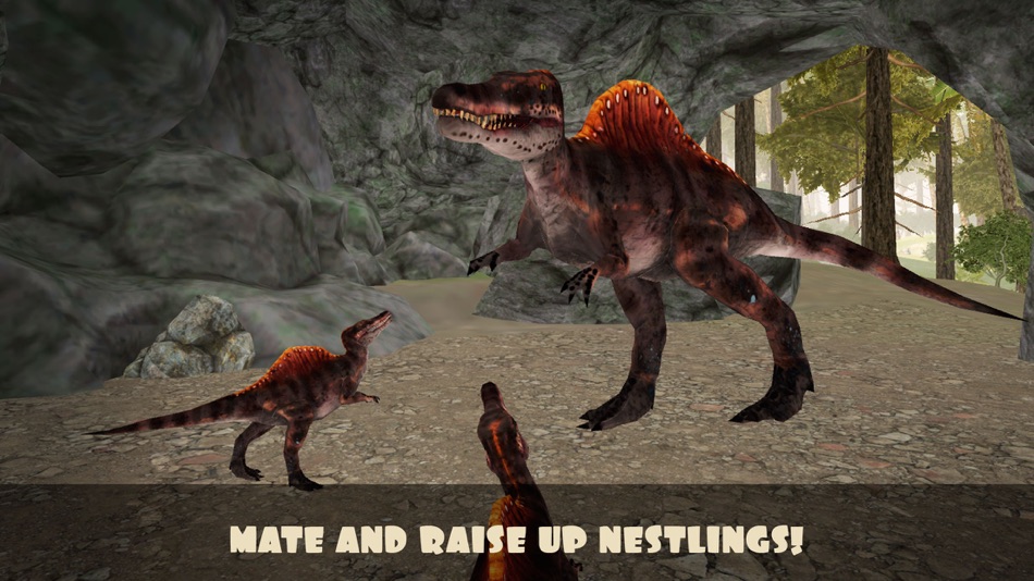 #3. Jurassic Dino Spinosaurus Simulator 3D (iOS) 由: Tayga Games OOO