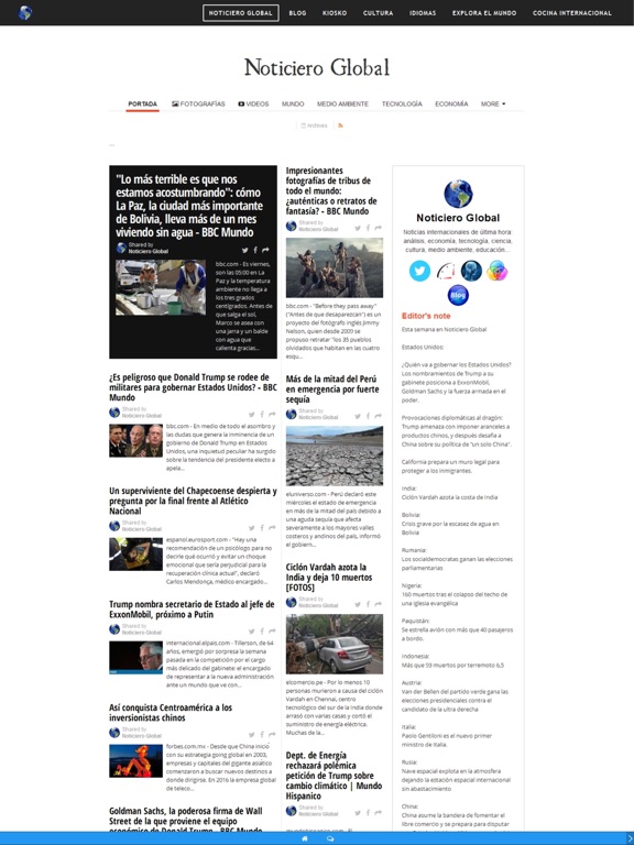 Screenshot #4 pour Noticiero Global