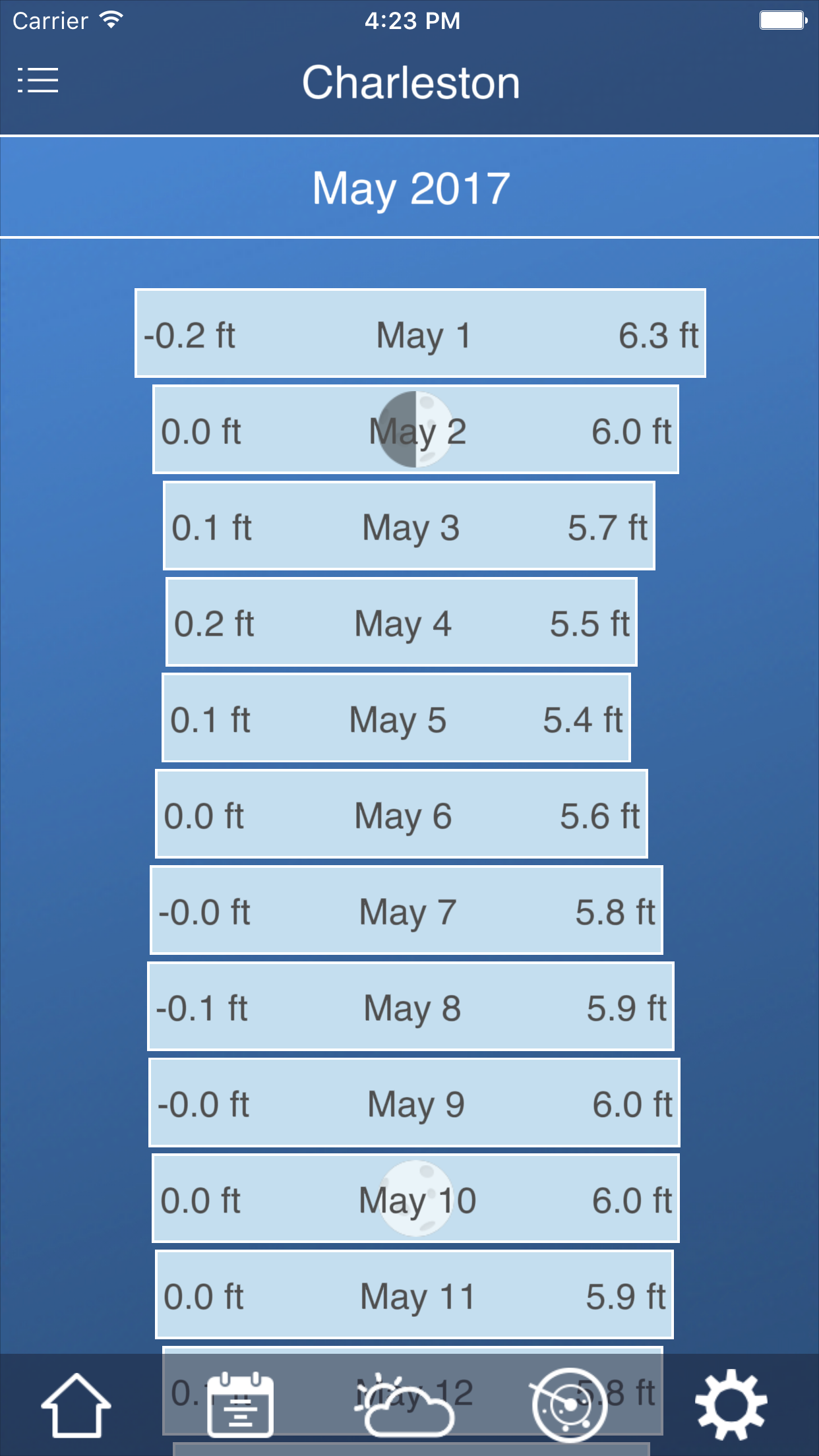 Tide Charts screenshot 3