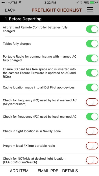 Screenshot #1 pour Drone Preflight