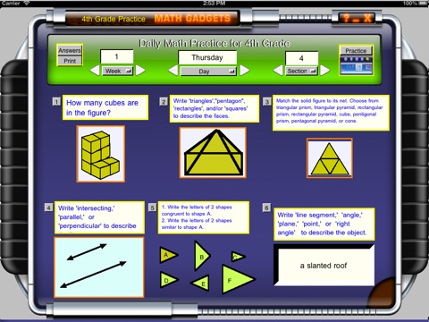 Fourth Grade Math Practice Teacher screenshot 3