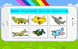 Game screenshot Painting Games for Kids - Aeroplane Coloring Pages hack