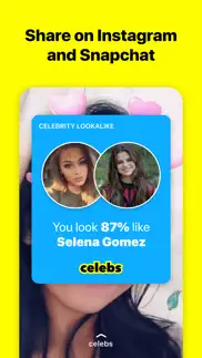 celebs - celebrity look alike iphone screenshot 2