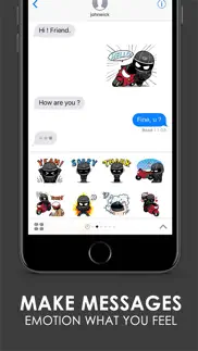 freeman rider emoji stickers for imessage iphone screenshot 2