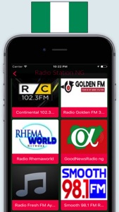 Radio Nigeria FM / Best Radio Stations Online Live screenshot #1 for iPhone