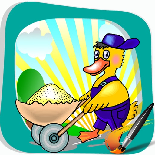 Duck Kids Coloring Best Version Icon