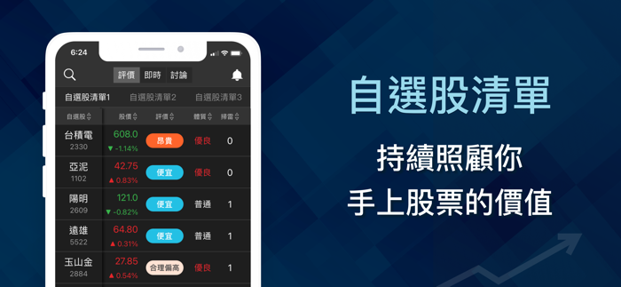 存股價值K線-基本面就看價值K線