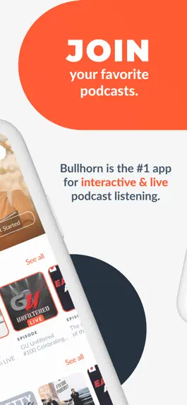 Game screenshot Bullhorn Podcast App & Player apk