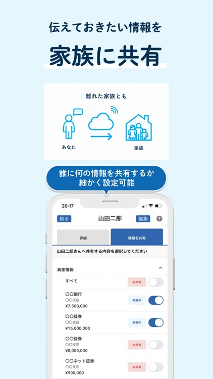人生設計や終活に役立てられる 楽クラライフノート screenshot-3