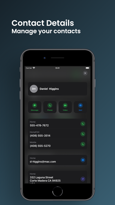 Screenshot 2 of ContactsBot: Contacts Manager App
