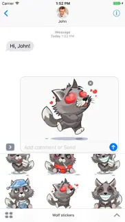 wolf - stickers for imessage iphone screenshot 3