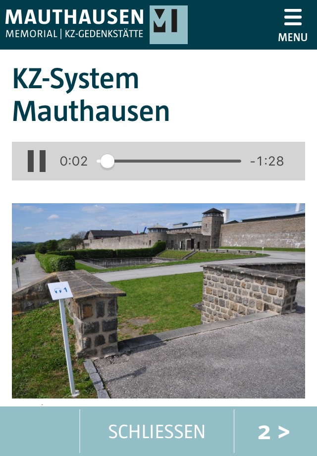 Mauthausen Audioguide screenshot 3