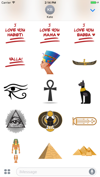 Egyptian Emoji Stickers Screenshot 2 - AppWisp.com Egyptian Emoji Stickers Screenshot 2 - AppWisp.com
