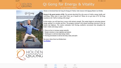 Qi Gong for Energy & Vitality Screenshot