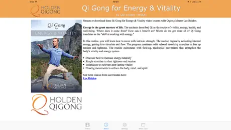 Qi Gong for Energy & Vitality