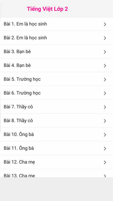 Screenshot #1 pour Tieng Viet 2