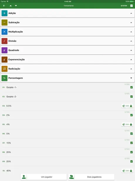 Truques matemáticos (100+) PRO