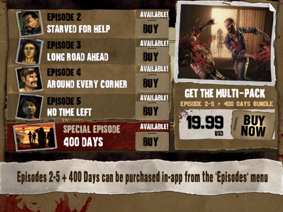 Walking Dead: The Game iPad app afbeelding 3