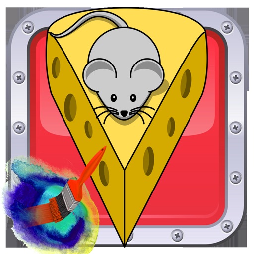 Mouse and Jerry Coloring Page Paint Games For Kids iOS App