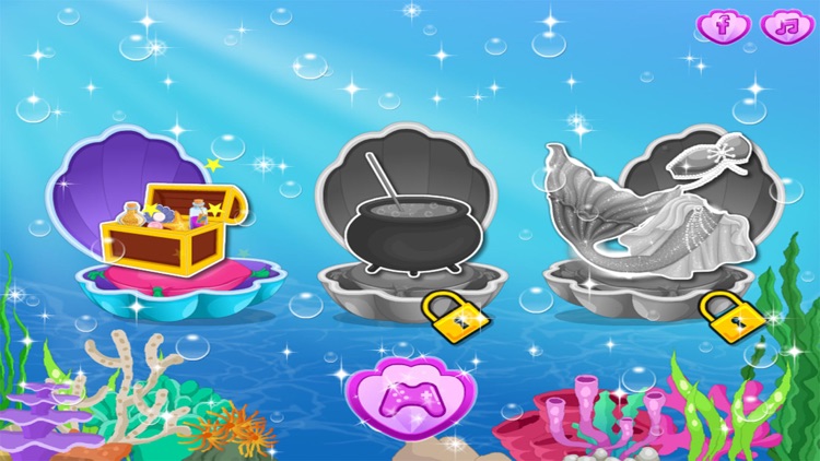 Mermaid Princess Show Angela fashion games girls screenshot-3