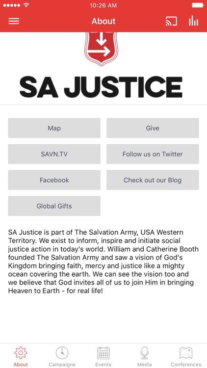 The Salvation Army SA Justice