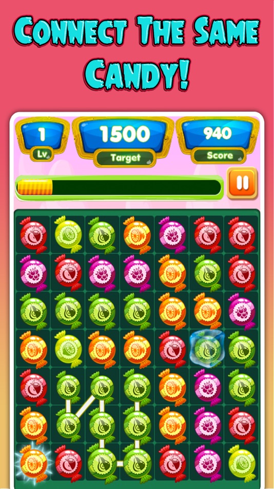 Candy Fruits Garden Mania - Connect & Splash - 1.0 - (iOS)