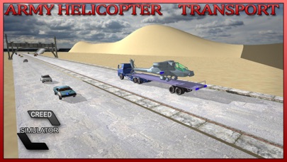 Screenshot #1 pour Army Helicopter Transport - Real Truck Simulator