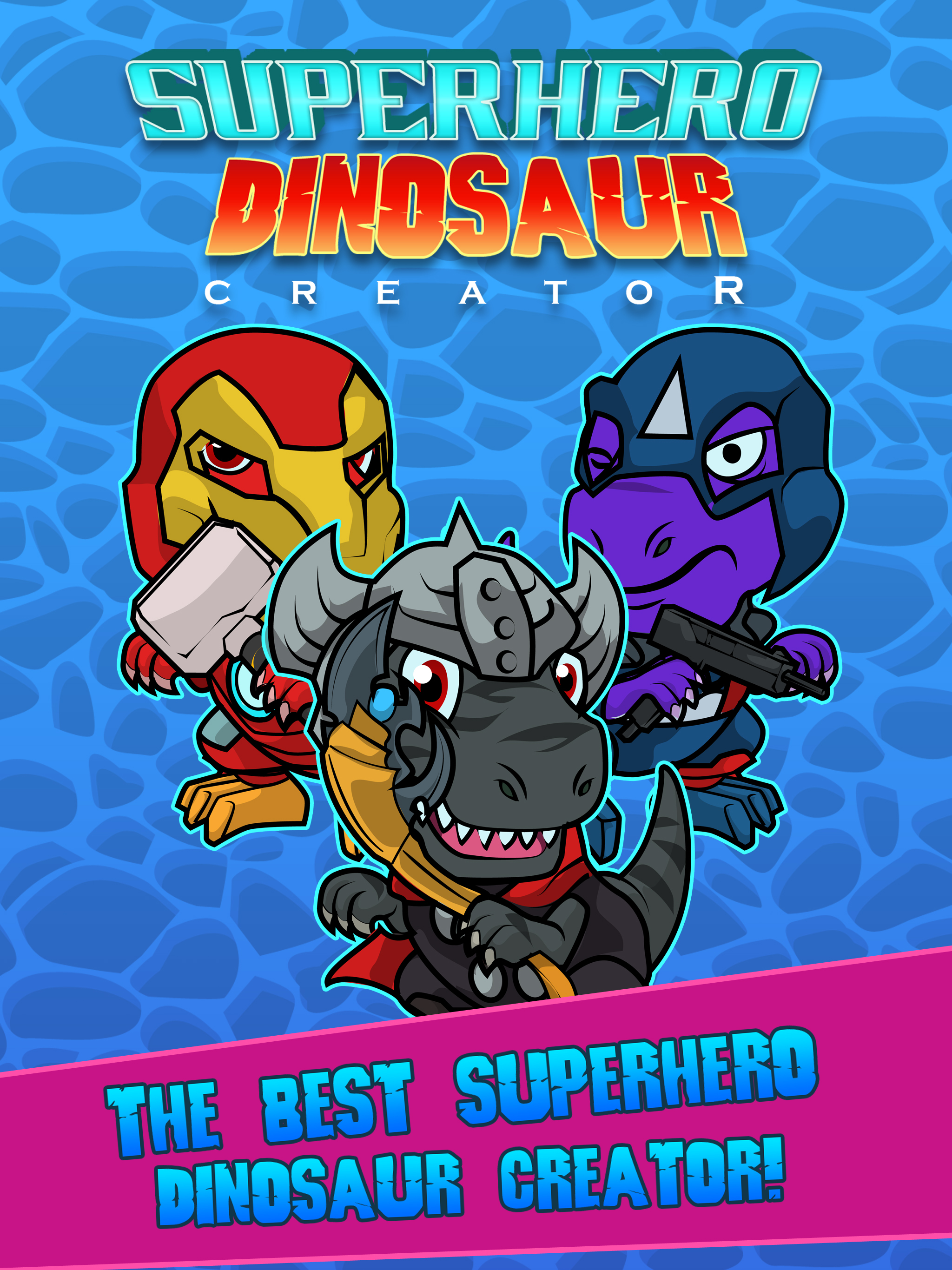 Amazing Comic SuperHero Dino T-Rex Creator