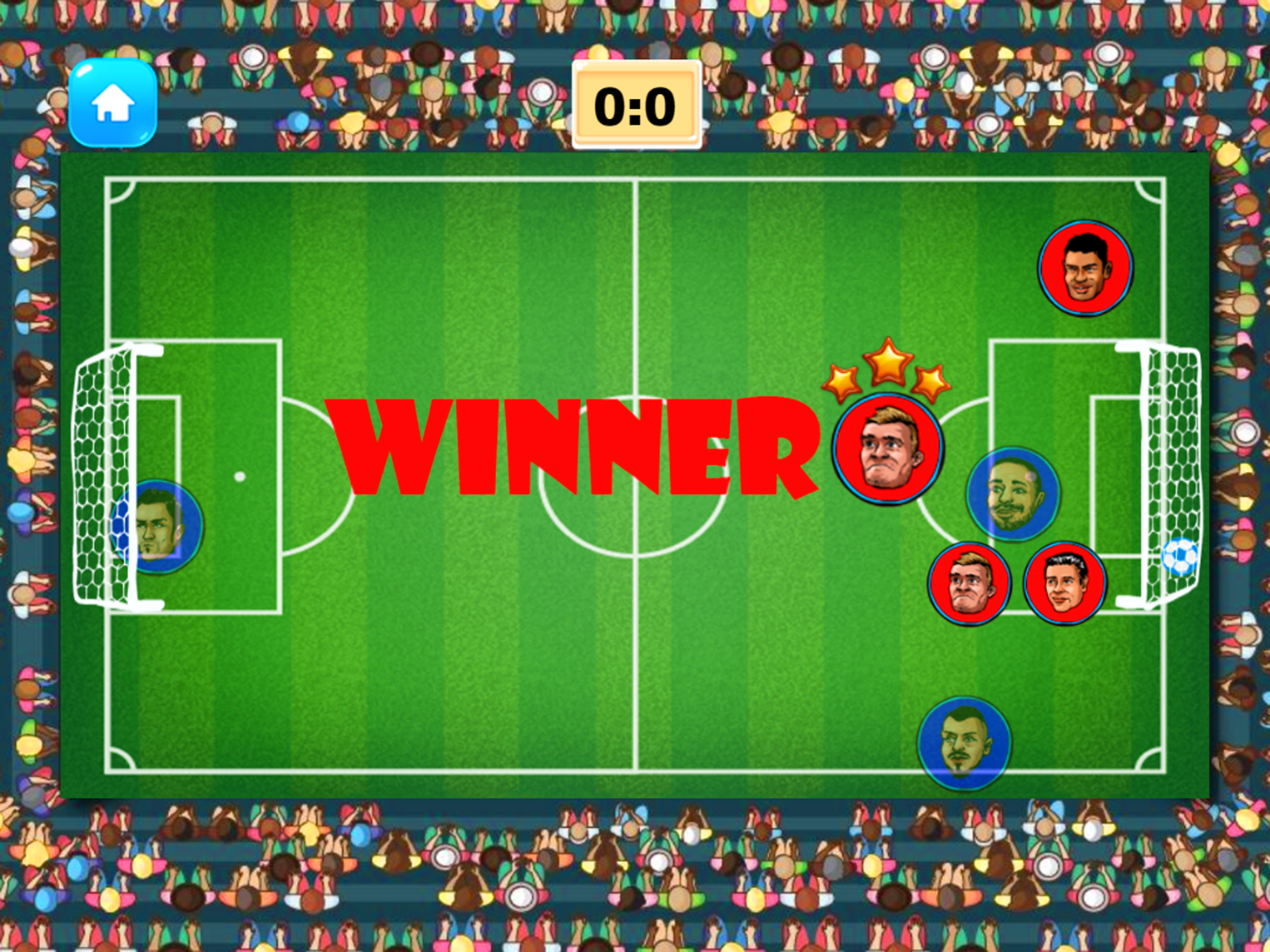 Touch Soccer Futsal Shoot - Two Player Football screenshot 7