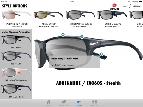 SunRX for Nike Vision screenshot 3
