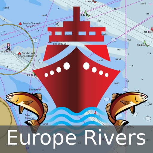 Europe Rivers Canals/Waterways