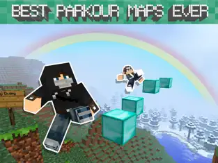 Screenshot 1 Free Parkour Maps for Minecraft Pocket Edition iphone