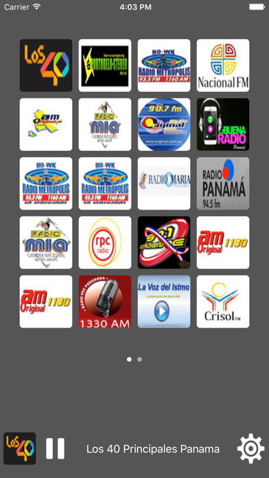 Screenshot #1 pour Radio Panama - All Radio Stations